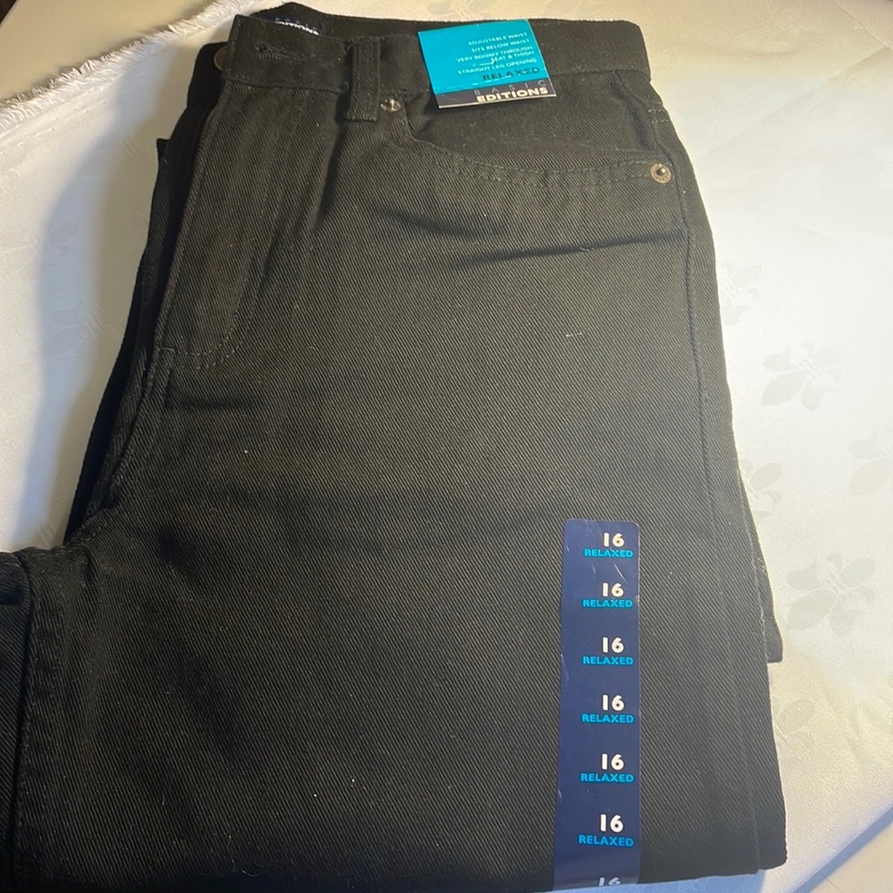 Boys Black Basic Jeans